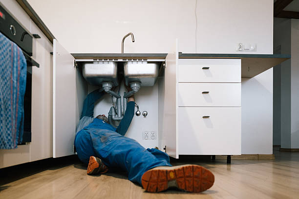 Professional Plumbing technician working in Moscow, PA